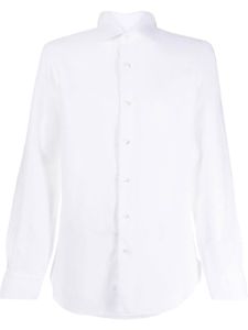 Barba chemise à col italien - Blanc