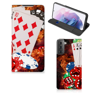 Samsung Galaxy S21 Plus Hippe Standcase Casino