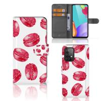 Samsung Galaxy A52 | Book Cover | Pink Macarons