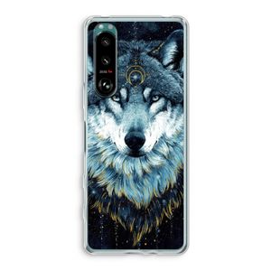 Darkness Wolf: Sony Xperia 5 III Transparant Hoesje