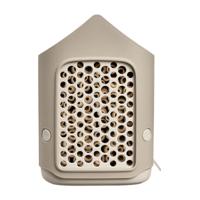 Insectenhotel cosy insect hotel d18 h23 cm paddenstoel beige bloempot elho - Elho