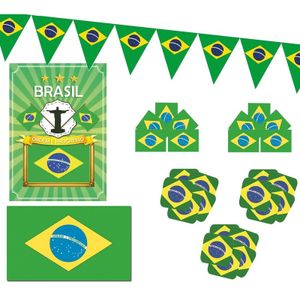 Feestartikelen Brazilie versiering pakket