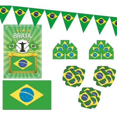 Feestartikelen Brazilie versiering pakket