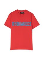 DSQUARED2 KIDS t-shirt en coton à logo imprimé - Rouge