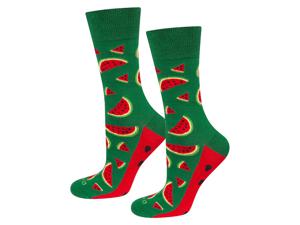 Soxo Dames/heren sokken (36-40, Watermeloenpatroon)