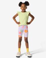 HEMA Kinderleggings Kort Rib - 2 Stuks Paars (paars)