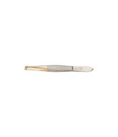 Erbe Solingen pincet recht/smal verguld 9cm (erbe92341)