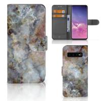 Samsung Galaxy S10 | Bookcase | Marmer Grijs