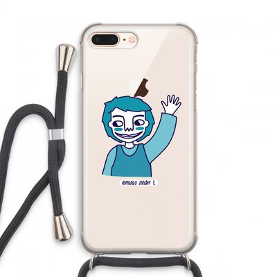Zwaai: iPhone 8 Plus Transparant Hoesje met koord