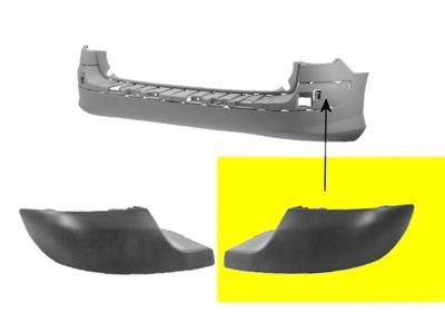 Rechts Sierlijst Achterbumper +sw Zwart 4042558