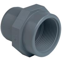 Aquaforte Inzetschroefbus 50x1½" Lijm x Binnendraad - Hoogwaardig Druk PVC voor Vijver