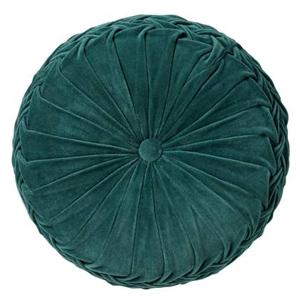 Dutch Decor Sierkussen rond Ø 40 cm velvet - KAJA - Sagebrush Green -