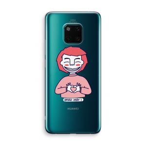 Hartje: Huawei Mate 20 Pro Transparant Hoesje