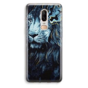 Darkness Lion: OnePlus 6 Transparant Hoesje