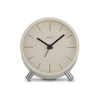 Hama dcf wekker flores tikt niet grijs/beige