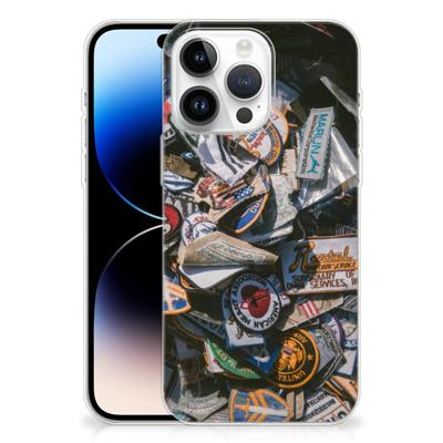 iPhone 14 Pro Max | Siliconen hoesje | met foto Badges
