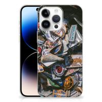 iPhone 14 Pro Max | Siliconen hoesje | met foto Badges