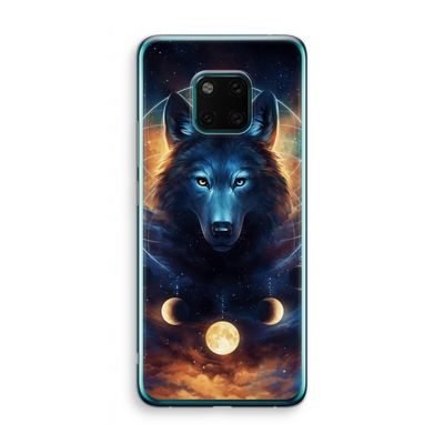 Wolf Dreamcatcher: Huawei Mate 20 Pro Transparant Hoesje