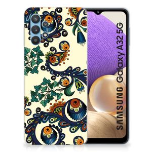 Siliconen Hoesje Samsung Galaxy A32 5G Barok Flower