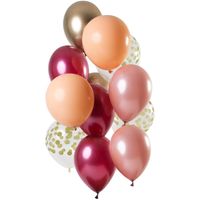 Ballonnen Set Rich Ruby Premium (12st)