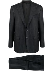 Canali costume à fines rayures - Gris