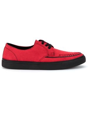 Yohji Yamamoto baskets à détail tressé - Rouge