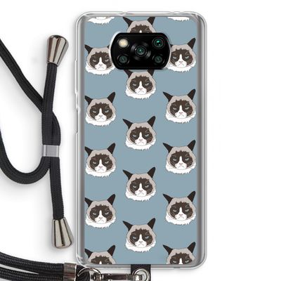 It's a Purrr Case: Xiaomi Poco X3 NFC Transparant Hoesje met koord