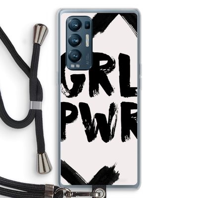 Girl Power #2: Oppo Find X3 Neo Transparant Hoesje met koord