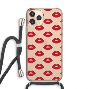 Lips: iPhone 11 Pro Transparant Hoesje met koord
