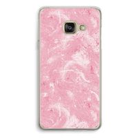 Abstract Painting Pink: Samsung A3 (2017) Transparant Hoesje