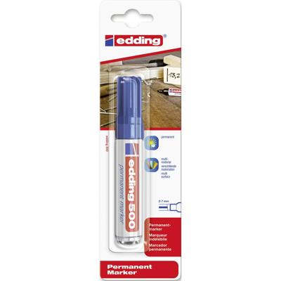 Edding edding 500 4-500003 Permanent marker Blauw Watervast: Ja