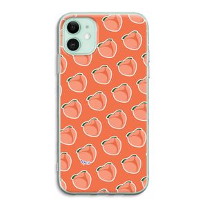 Just peachy: iPhone 11 Transparant Hoesje