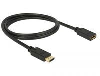 DeLOCK 83809 DisplayPort kabel 1 m Zwart - thumbnail