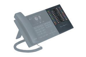 Auerswald COMfortel D-XT20i Uitbreidingsmodule systeemtelefoon TFT/LCD-kleurendisplay Zwart
