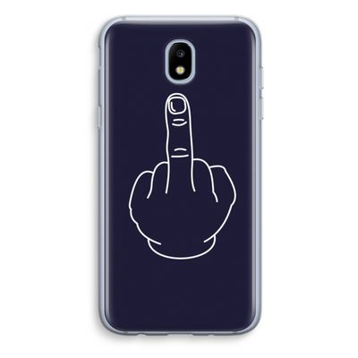 F**k U: Samsung Galaxy J5 (2017) Transparant Hoesje