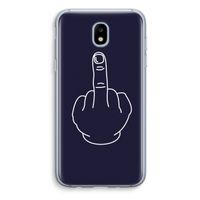 F**k U: Samsung Galaxy J5 (2017) Transparant Hoesje