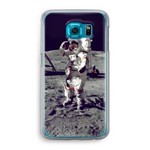 Spaceman: Samsung Galaxy S6 Transparant Hoesje