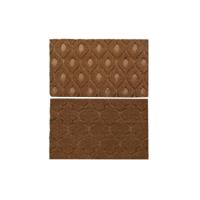 Deurmat DKD Home Decor Bruin Rubber Kokosnoot (75 x 45 x 2,3 cm) (2 Stuks)