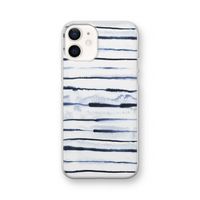 Ink Stripes: iPhone 12 Transparant Hoesje