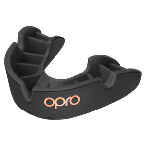 OPRO 790008 Bronze Enhanced Fit Mouthguard - Black - SR