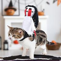 Honden Katten Halloween outfits Hondenkostuum Spook Eng kostuum Ridderstijl Zacht Halloween Carnaval Feest Hond puppy kleding outfits Lightinthebox - thumbnail