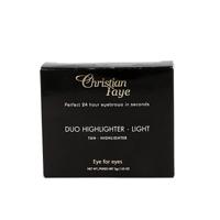 Christian Faye Eyebrow make up duo highlighter light 1 Stuks