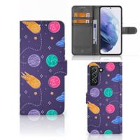 Samsung Galaxy S22 Plus | Wallet Case | met Pasjes | Space