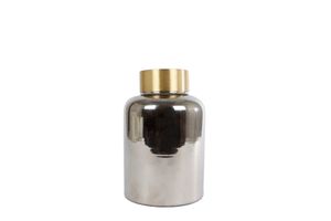 Vaas Sanne S zilver glas 12x12x19cm