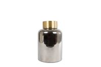 Vaas Sanne S zilver glas 12x12x19cm