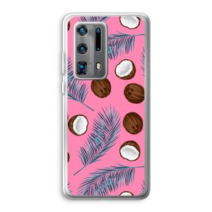 Kokosnoot roze: Huawei P40 Pro Plus Transparant Hoesje