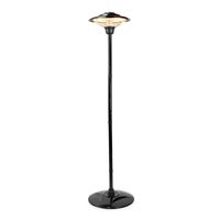 Nedis Patio Verwarmer | 1500 W | IP34 | Zwart | 1 stuk - HTPA15EBK HTPA15EBK