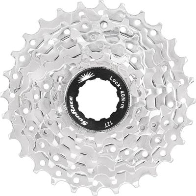 Sunrace csm63 7 speed cassette 12-28t zilver in box
