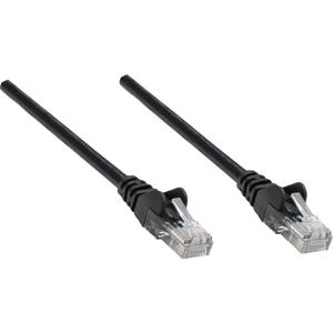 Intellinet 347440 RJ45 Netwerkkabel, patchkabel CAT 5e U/UTP 0.25 m Zwart 1 stuk(s)