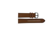 Horlogeband Smartwatch Fossil FTW4062 Leder Bruin 22mm